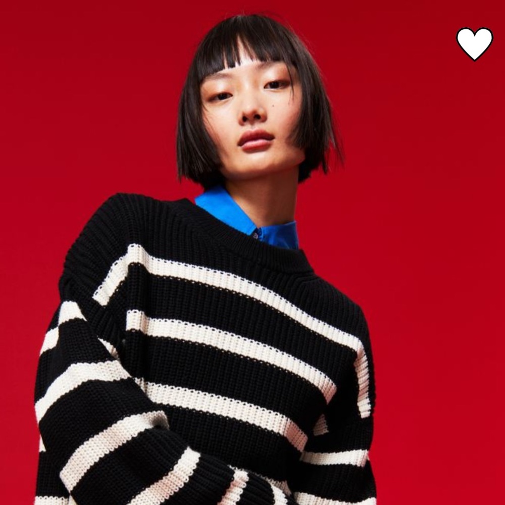 H&M Oversized Double-knit Sweater